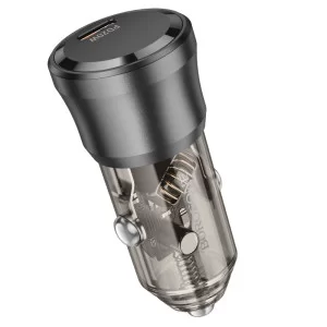 Авто зарядка Borofone BZ24 Clever PD20W [Transparent-Black]
